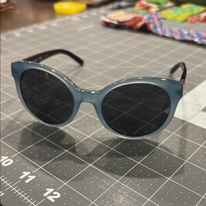 Tory Burch Blue Round Sunglasses